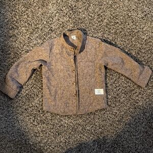 (New) Brown Button-Up Shirt